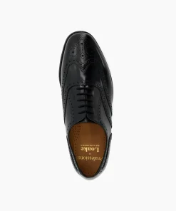 Online 302 Brogue - Black Shoes