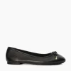 Clearance Harping - Black Ballet Pumps