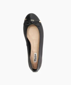 Clearance Harping - Black Ballet Pumps