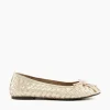 Cheap Hartlyns - Gold Ballet Pumps