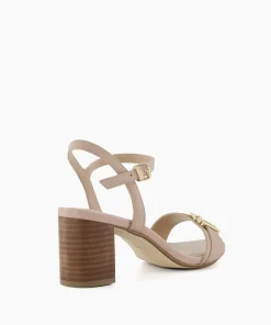 Cheap Jessie - Blush Block Heeled Sandals