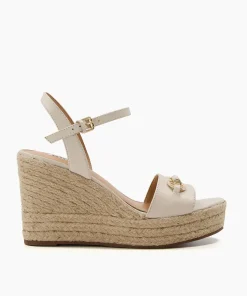Hot Kai - Ecru Wedge Sandals