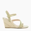 New Kaia - Gold Wedge Sandals