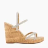 Flash Sale Kali - Silver Wedge Sandals