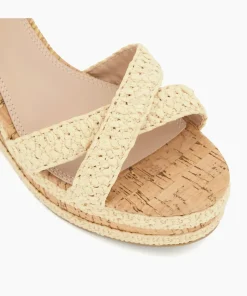Discount Kelisa - Natural Wedge Sandals