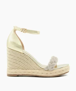 Discount Kingdom - Gold Wedge Sandals