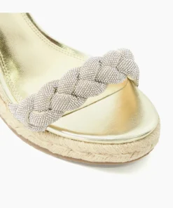 Discount Kingdom - Gold Wedge Sandals