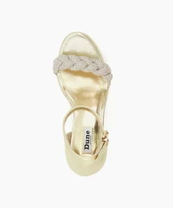 Discount Kingdom - Gold Wedge Sandals