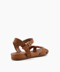 Outlet Landie - Camel Flat Sandals