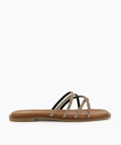 New Lilybet - Bronze Flat Sandals