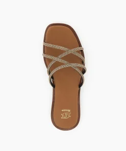 New Lilybet - Bronze Flat Sandals