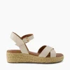 Best Sale Linnie - Ecru Wide Fit Sandals