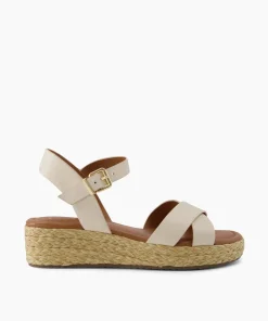 Best Sale Linnie - Ecru Wide Fit Sandals