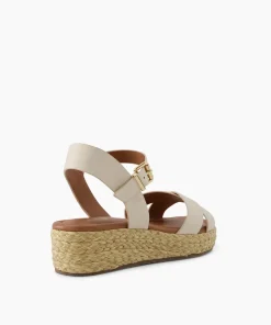 Best Sale Linnie - Ecru Wide Fit Sandals