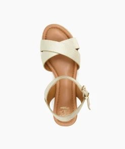 Hot Linnie - Gold Wedge Sandals