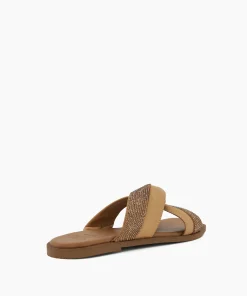 Hot Lossey - Camel Flat Sandals