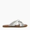 Hot Lossey - Silver Flat Sandals