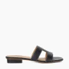 Sale Loupe - Black Flat Sandals