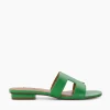 Shop Loupe - Green Flat Sandals
