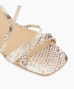 Outlet Madely - Reptile Heeled Sandals