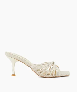 Cheap Marquee - Gold Heeled Sandals