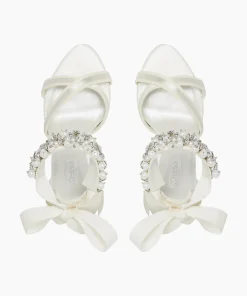 Outlet Martina - Ivory Heeled Sandals
