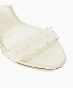 Shop Melodies - Ivory Block Heeled Sandals
