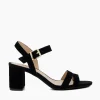 Flash Sale Merisa - Black Block Heeled Sandals