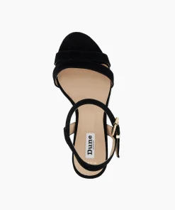 Flash Sale Merisa - Black Block Heeled Sandals