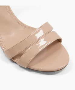 Clearance Merisa - Nude Block Heeled Sandals