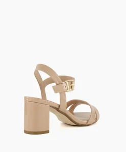 Online Merisa - Nude Block Heeled Sandals