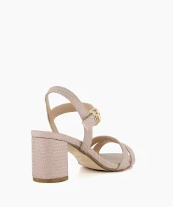 Best Merisa - Rose Gold Block Heeled Sandals