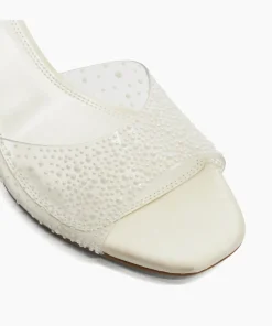 Cheap Moonlit - Ivory Heeled Sandals