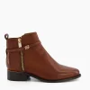 Outlet Pap - Tan Ankle Boots