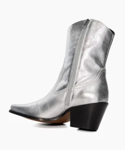 Hot Pardner 2 - Silver Western Cowboy Boots
