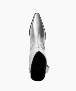 Hot Pardner 2 - Silver Western Cowboy Boots