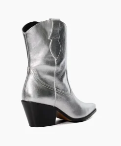 Hot Pardner 2 - Silver Western Cowboy Boots