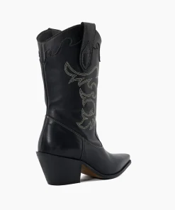 New Prickly - Black Western Cowboy Boots