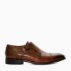 Discount Saloon - Dark Tan Smart Shoes