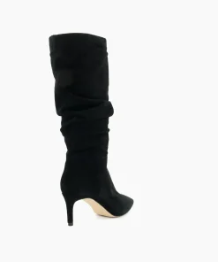 New Slouch - Black Knee High Boots
