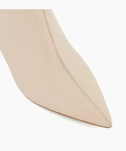 New Smooth - Ecru Knee High Boots