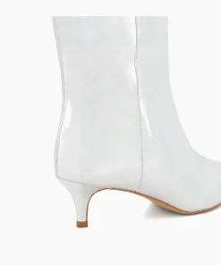 Flash Sale Smooth - Silver Knee High Boots