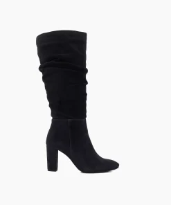 Fashion Stigma - Navy Knee High Boots